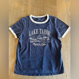 Lake Tahoe Navy Blue T-Shirt